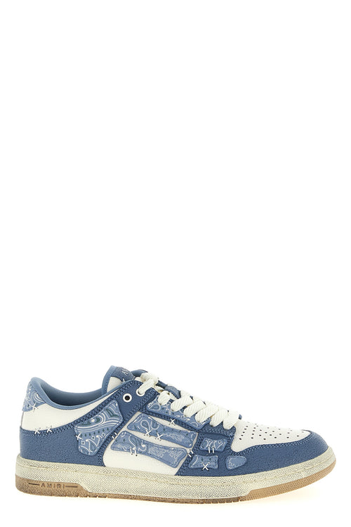 AMIRI 'Bandana Skel Top Low' sneakers For Men 100% calfskin leather (Bos Taurus)