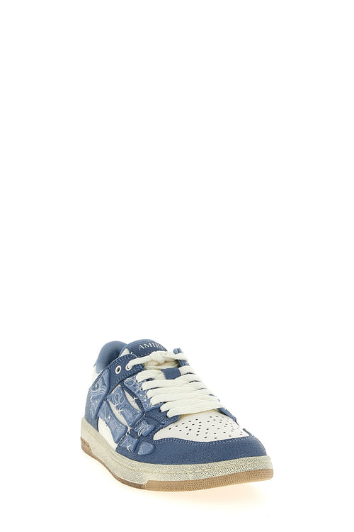 AMIRI 'Bandana Skel Top Low' sneakers For Men 100% calfskin leather (Bos Taurus)