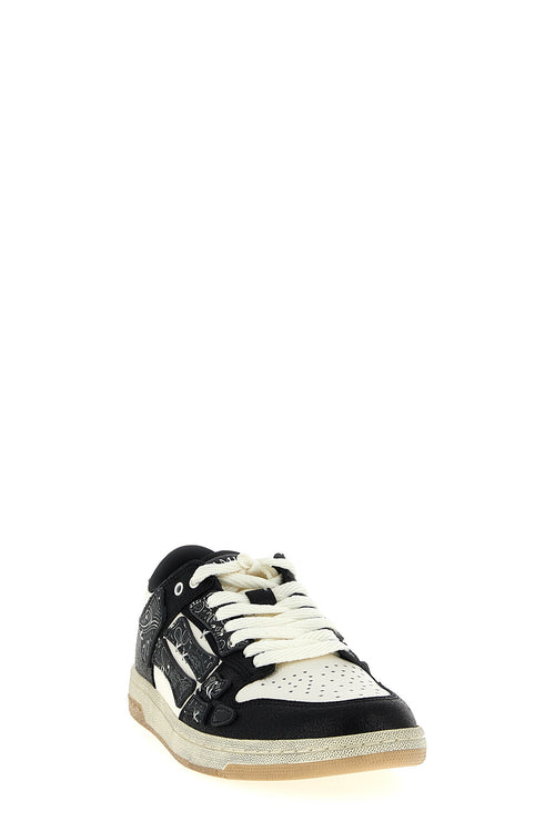 AMIRI 'Bandana Skel Top Low' sneakers For Men 100% calfskin leather (Bos Taurus)