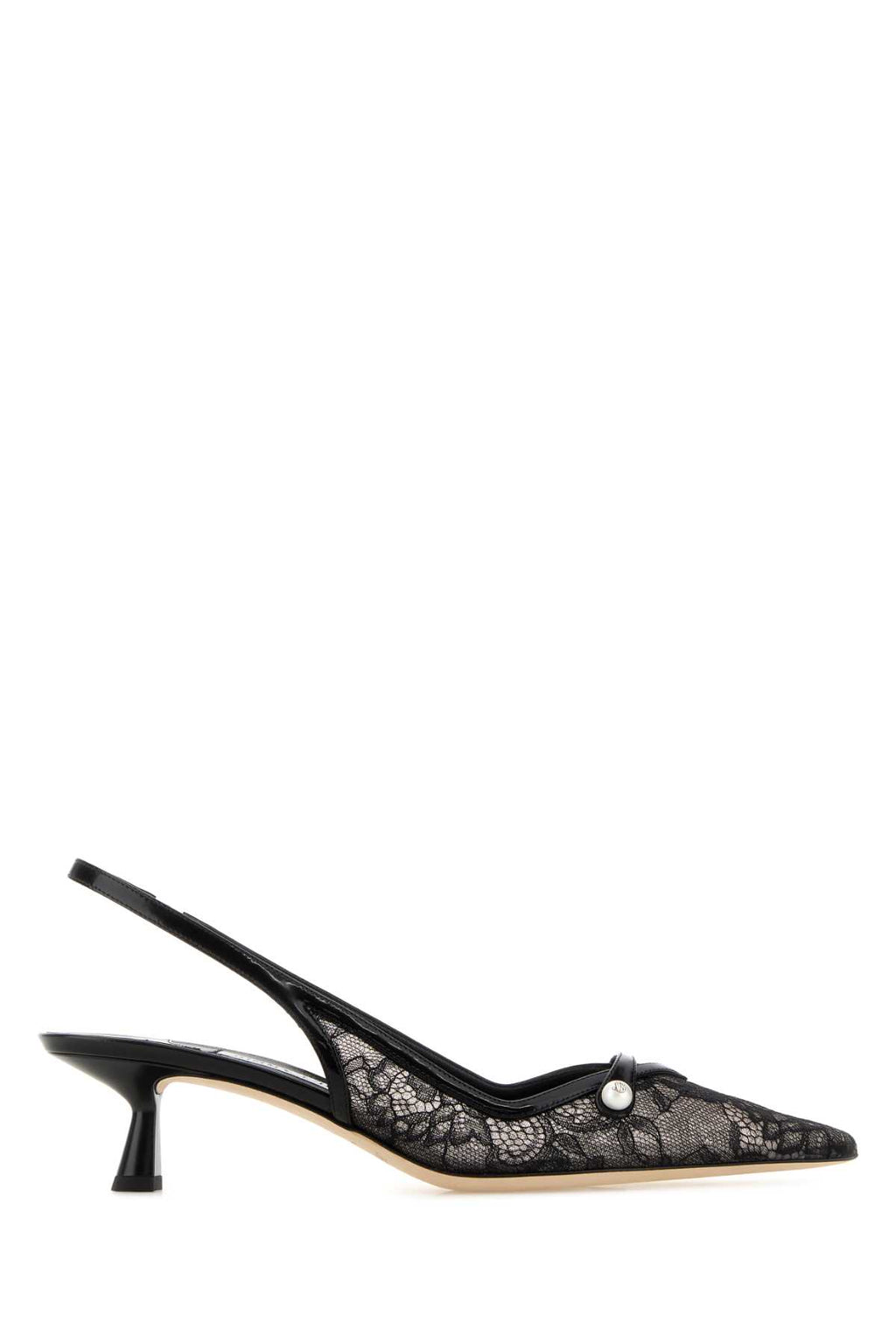 JIMMY CHOO AMITA 45 For Women Exterior: 100% Fabric Interior: 100% Fabric 100% Leather Sole: Leather