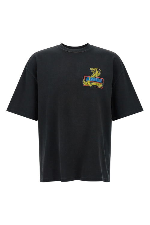 AMIRI 'Amiri Crystal Cobra' T-shirt For Men 100% cotton