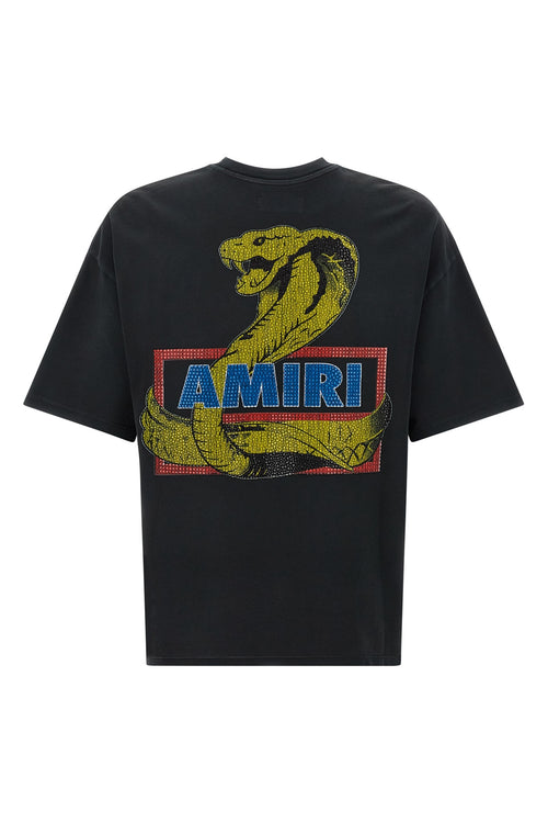 AMIRI 'Amiri Crystal Cobra' T-shirt For Men 100% cotton