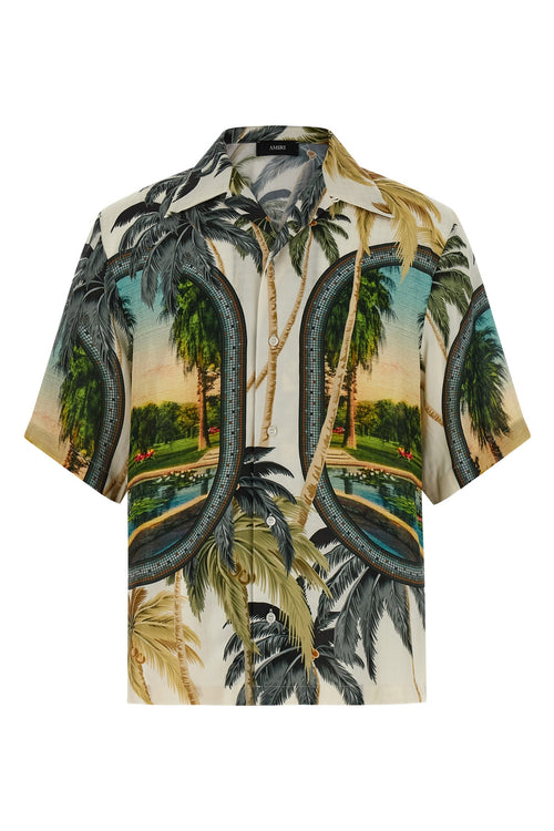 AMIRI 'Paradise Bowling' shirt For Men 100% viscose