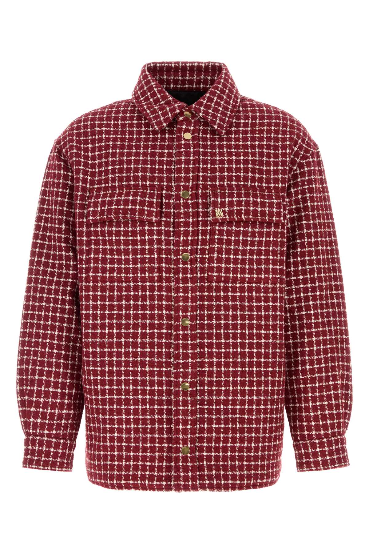 AMIRI BOUCLE PADDED OVERSHIRT For Men Exterior: 85% Cotton 15% Nylon Lining: 100% Viscose