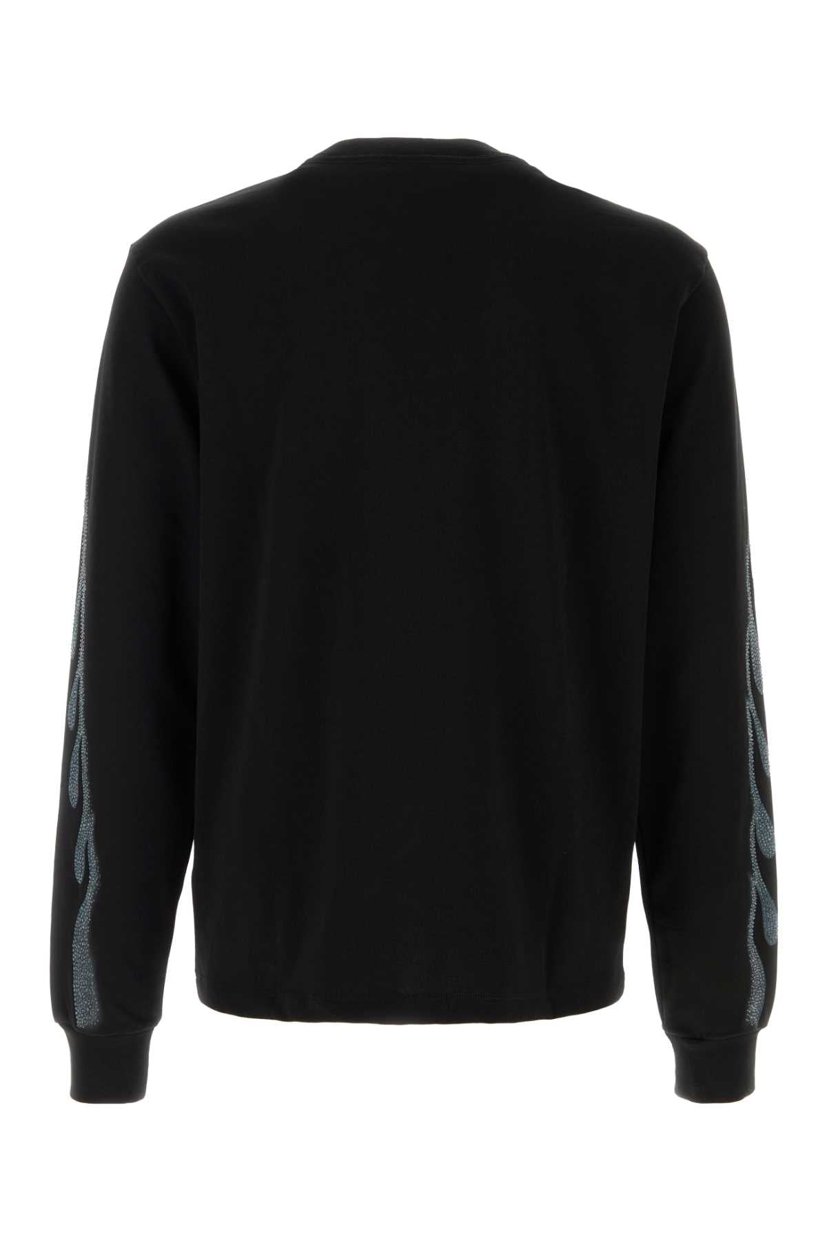 AMIRI CRYSTAL WOLF MOON LS TEE For Men Exterior: 100% Cotton