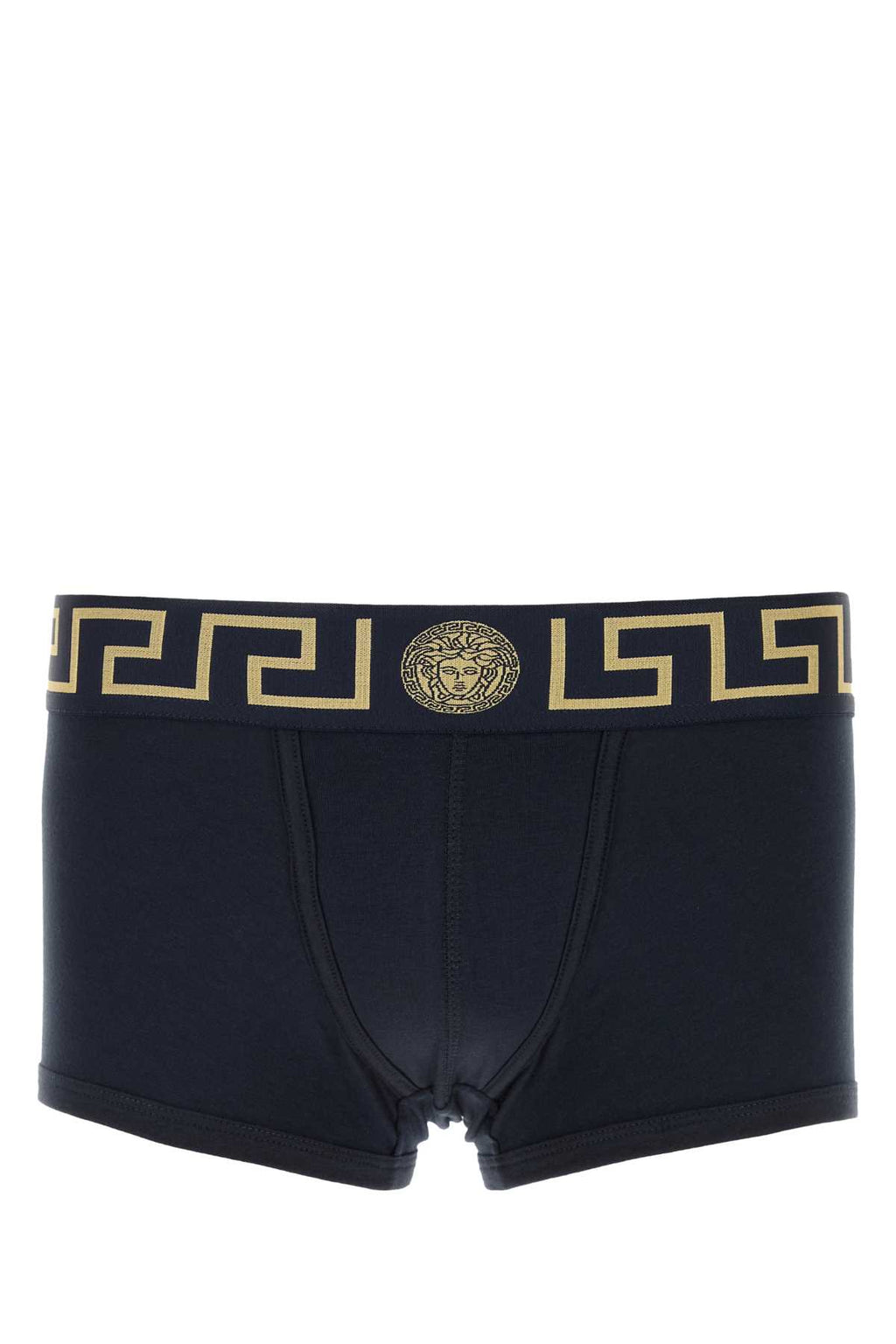 VERSACE UNDERPANTS LOW RISE TRUNK STRETCH BIO COTTON JERS For Men Exterior: 94% Cotton 6% Elastane Lining: 94% Cotton 6% Elastane