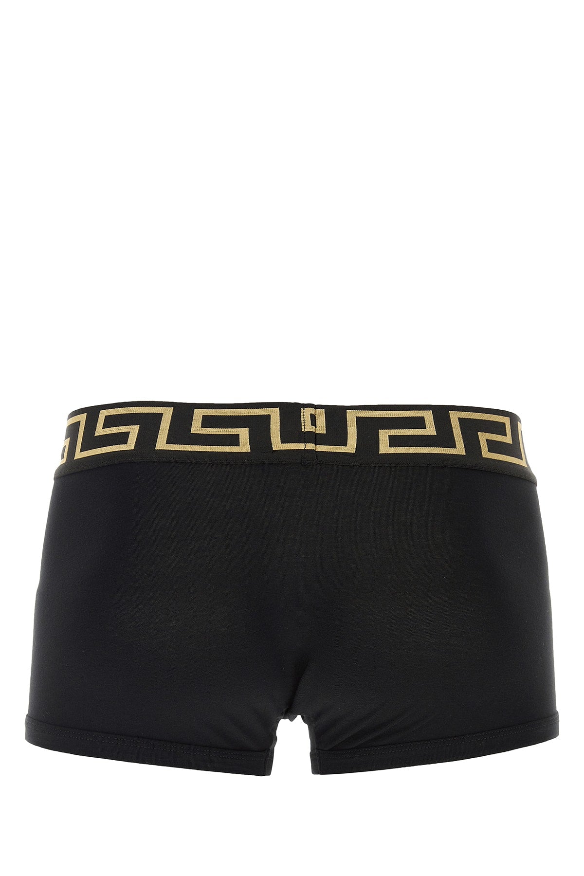 VERSACE UNDERPANTS LOW RISE TRUNK STRETCH BIO COTTON JERS For Men 1.Outer Fabric:6% Elastane, 94% CottonGusset:6% Elastane, 94% CottonTrim:9% Elastane, 9% Nylon, 82% Polyester