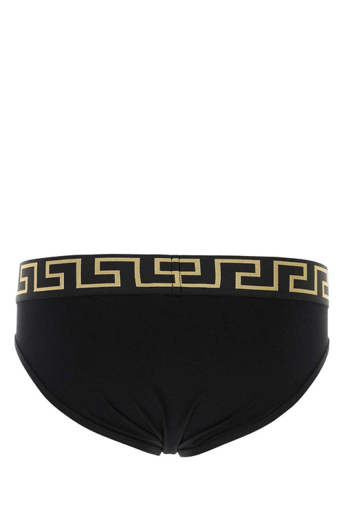 VERSACE BI-PACK SLIP JERSEY TOPEKA BI For Men 1.Outer Fabric:6% Elastane, 94% CottonGusset:6% Elastane, 94% CottonTrim:9% Elastane, 9% Nylon, 82% Polyester
