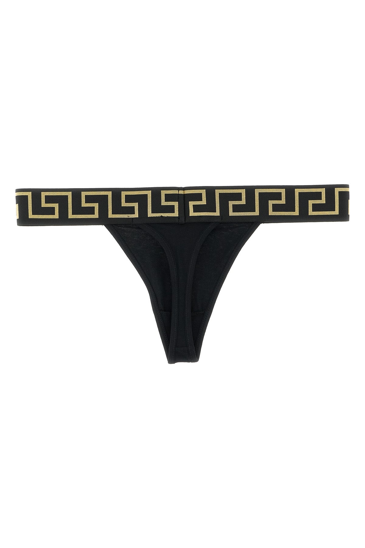 VERSACE 'Greca' thong For Women 94% cotton 6% elastane
