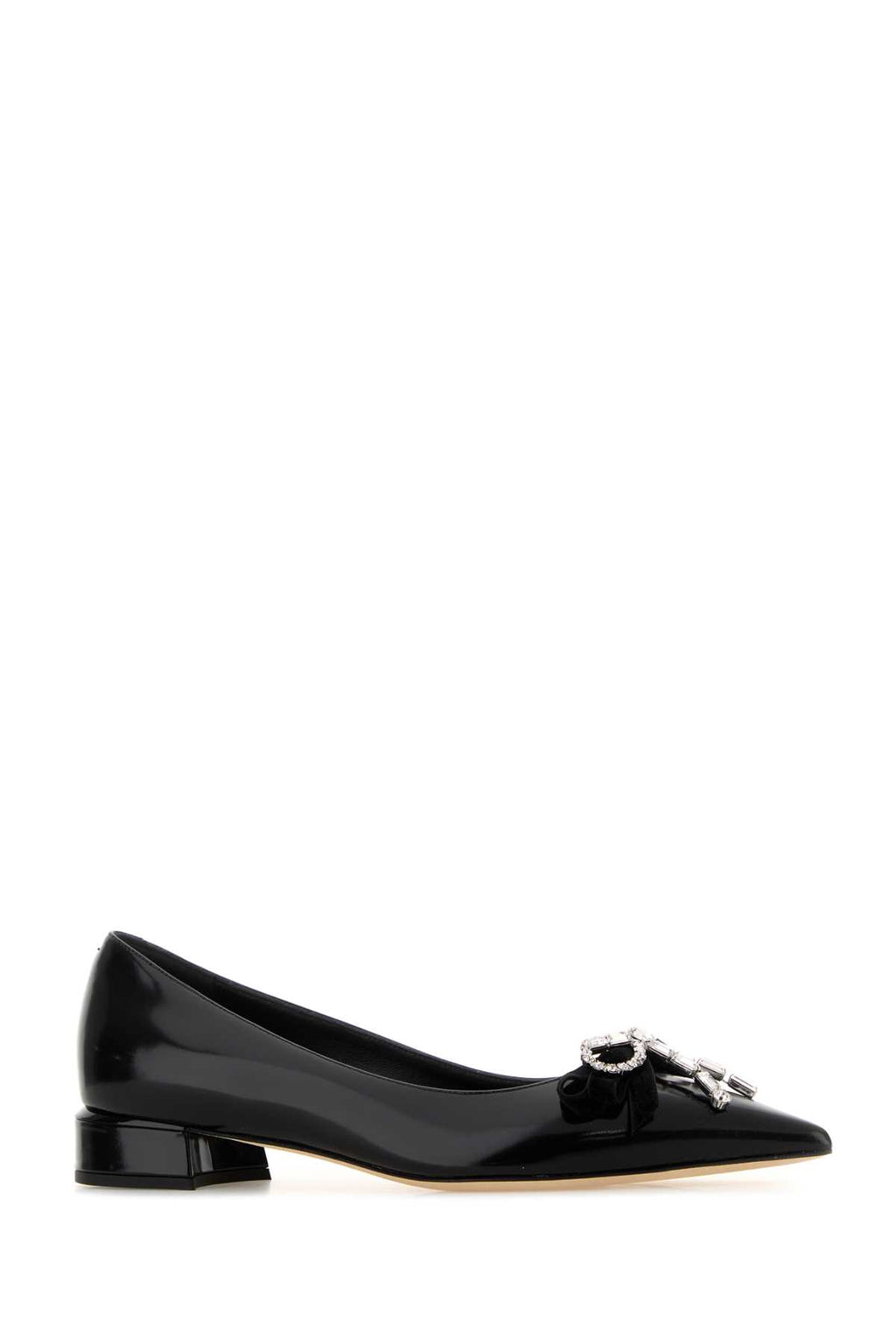 JIMMY CHOO AURIA FLAT For Women Exterior: 100% Leather Interior: 100% Leather Sole: Leather
