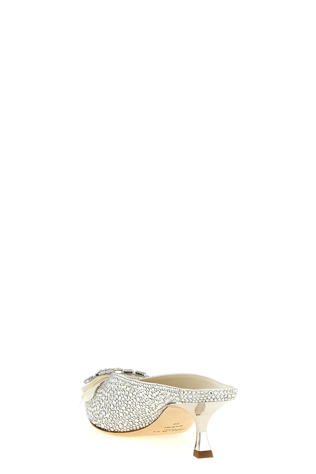 JIMMY CHOO 'Auria' sabots For Women 50% tx 35% cy 5% sa 5% pt 5% me