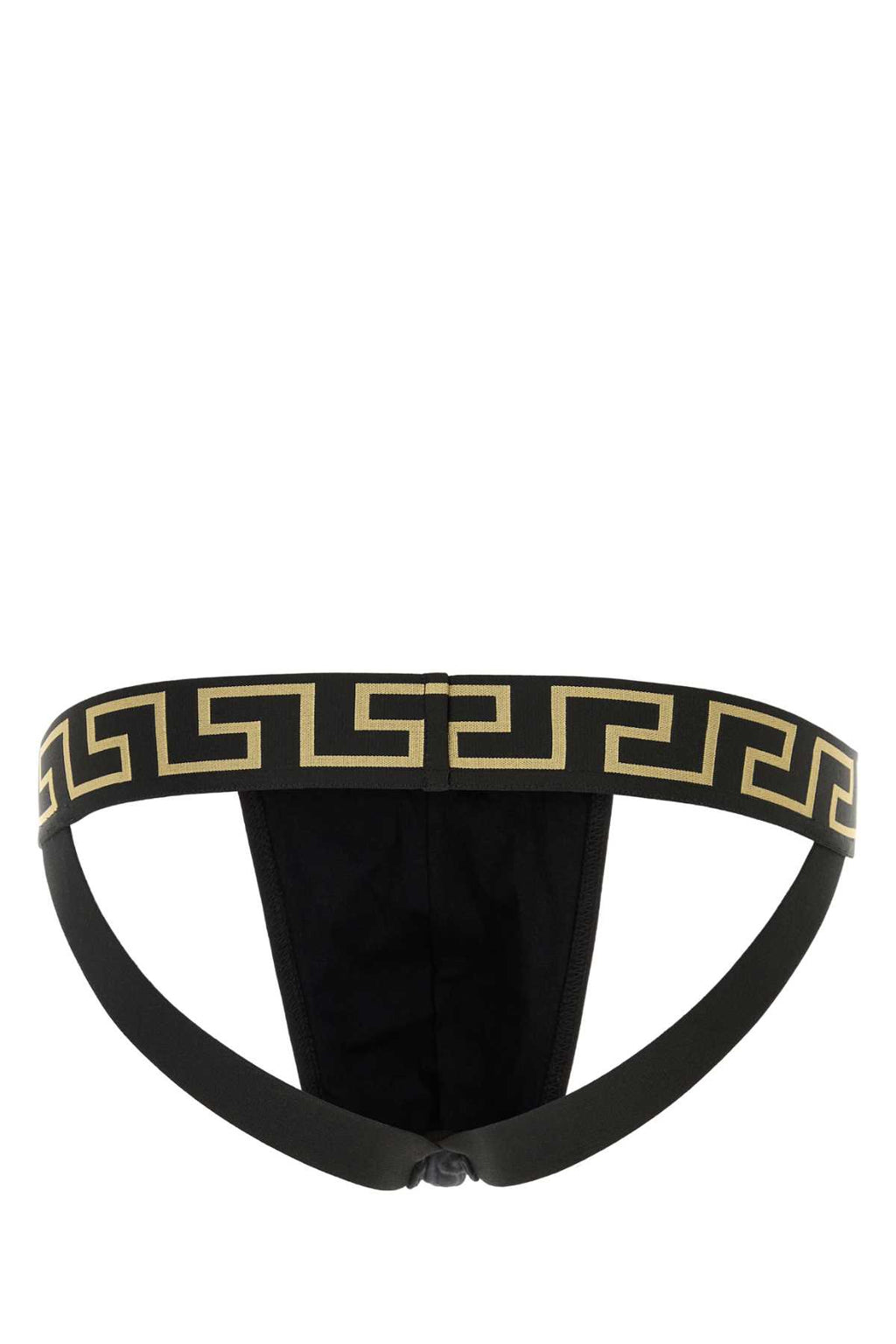 VERSACE UNDERPANTS JOCK STRAP JERSEY TOPEKA BI- For Men 1.Outer Fabric:6% Elastane, 94% Cotton2.Trim:2% Nylon, 17% Elastane, 81% PolyesterGusset:6% Elastane, 94% CottonTrim:9% Elastane, 9% Nylon, 82% Polyester