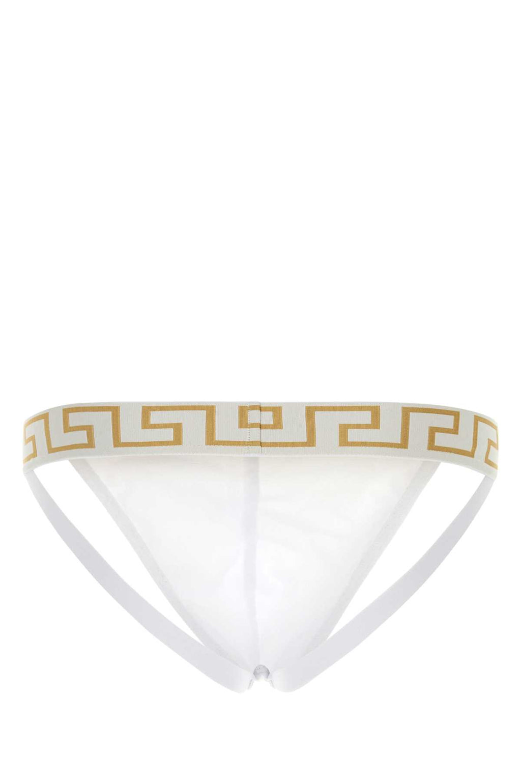VERSACE UNDERPANTS JOCK STRAP JERSEY TOPEKA BI For Men 1.Outer Fabric:6% Elastane, 94% Cotton2.Trim:2% Nylon, 17% Elastane, 81% PolyesterGusset:6% Elastane, 94% CottonTrim:9% Elastane, 9% Nylon, 82% Polyester