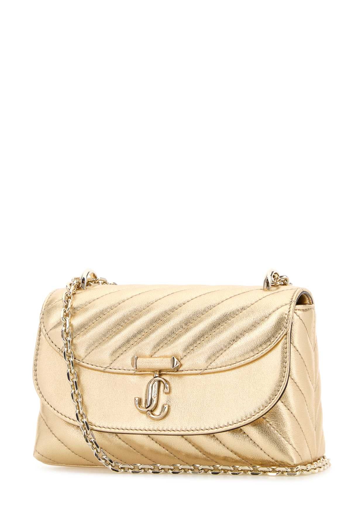 JIMMY CHOO AVN CURVE XBODY/S For Women Exterior: 100% Nappa leather Lining: 100% Fabric Finishing: Platinum
