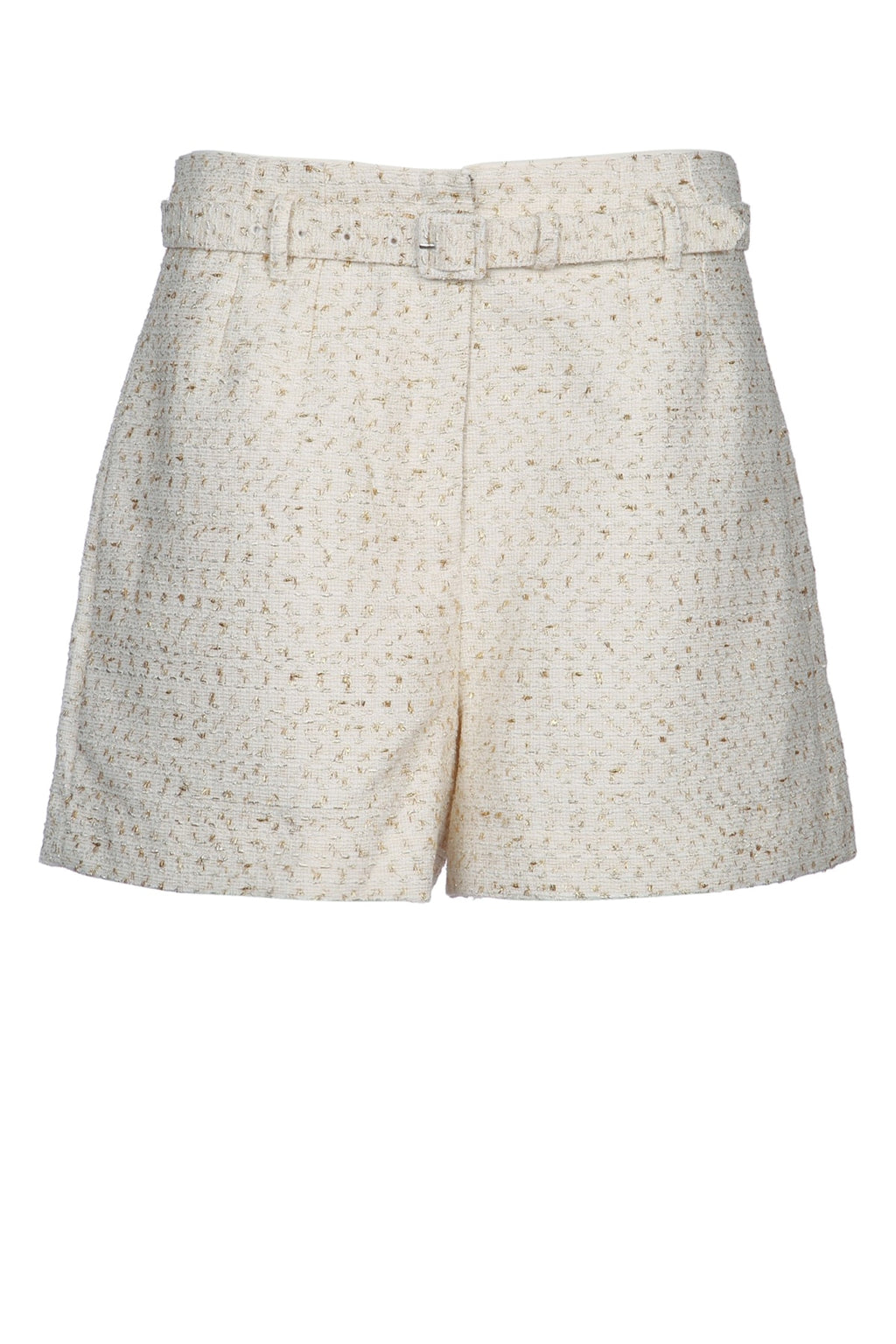 SELF PORTRAIT CREAM BOUCLE SHORT