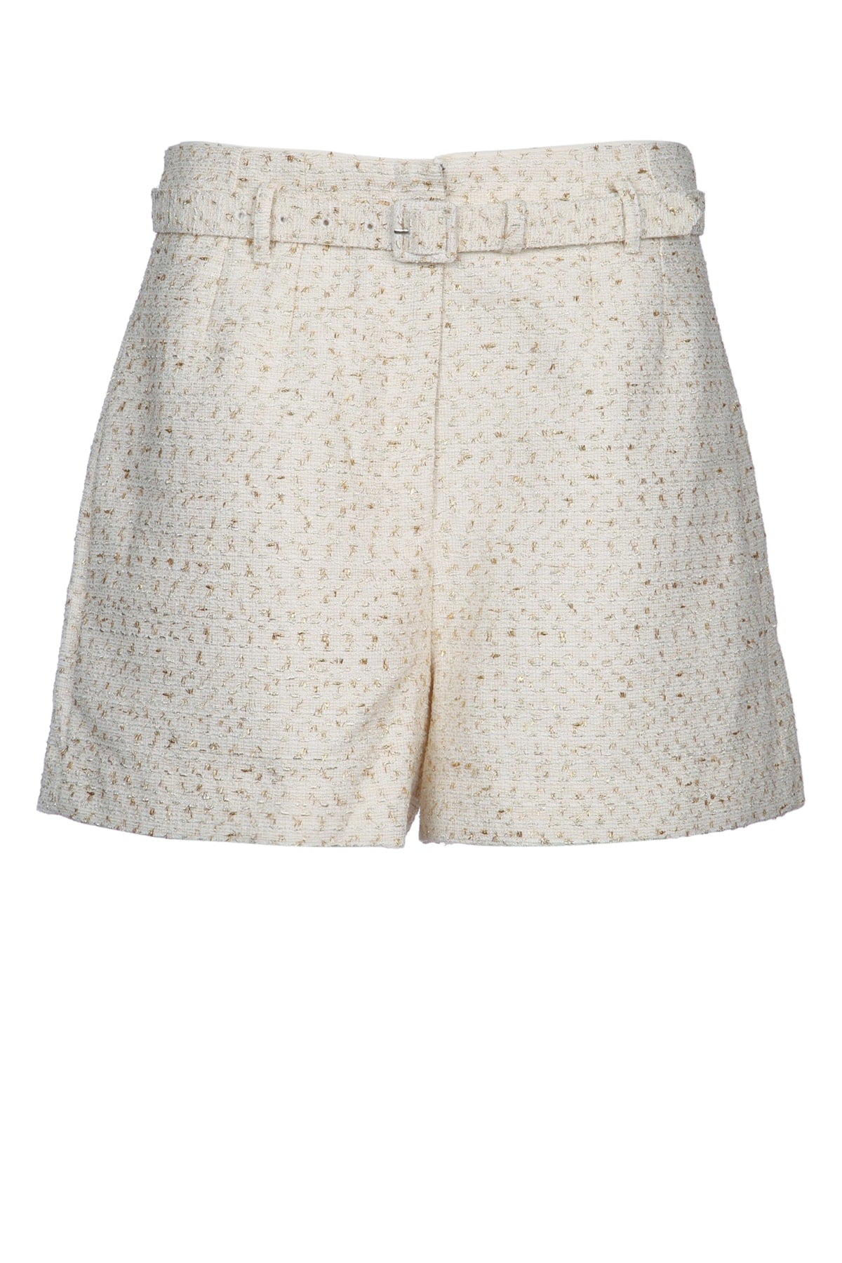 SELF PORTRAIT CREAM BOUCLE SHORT