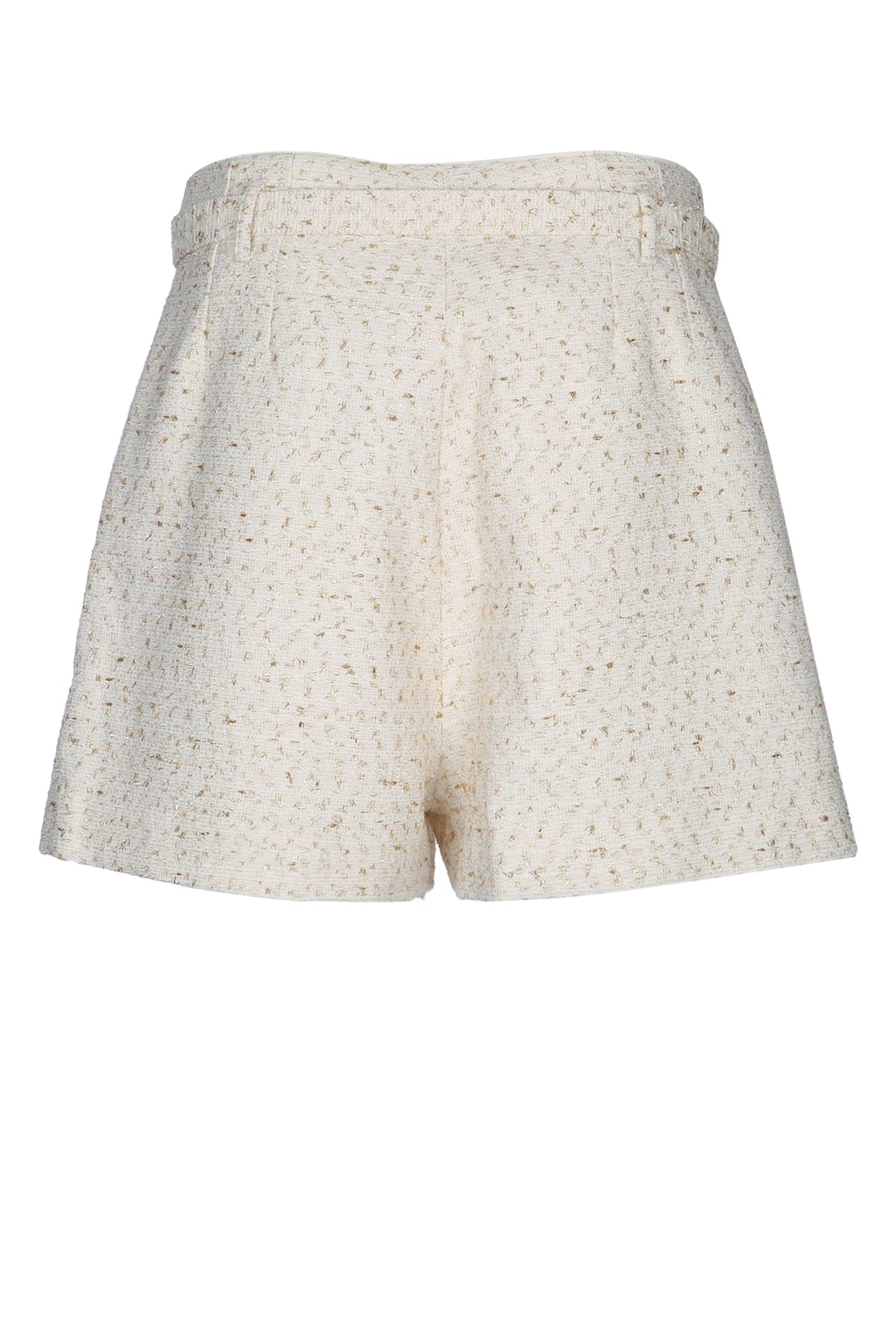 SELF PORTRAIT CREAM BOUCLE SHORT