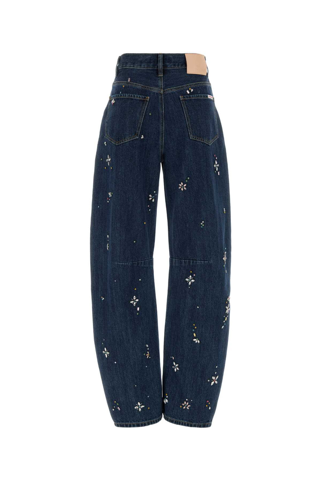 SELF PORTRAIT JEANSAPPLICAZIONI For Women Exterior: 100% Cotton