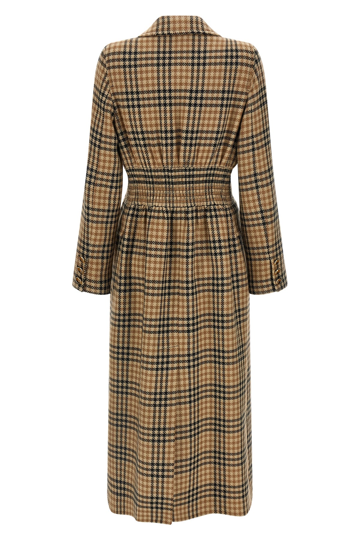 valentino garavani Valentino Garavani Houndstooth Wool coat