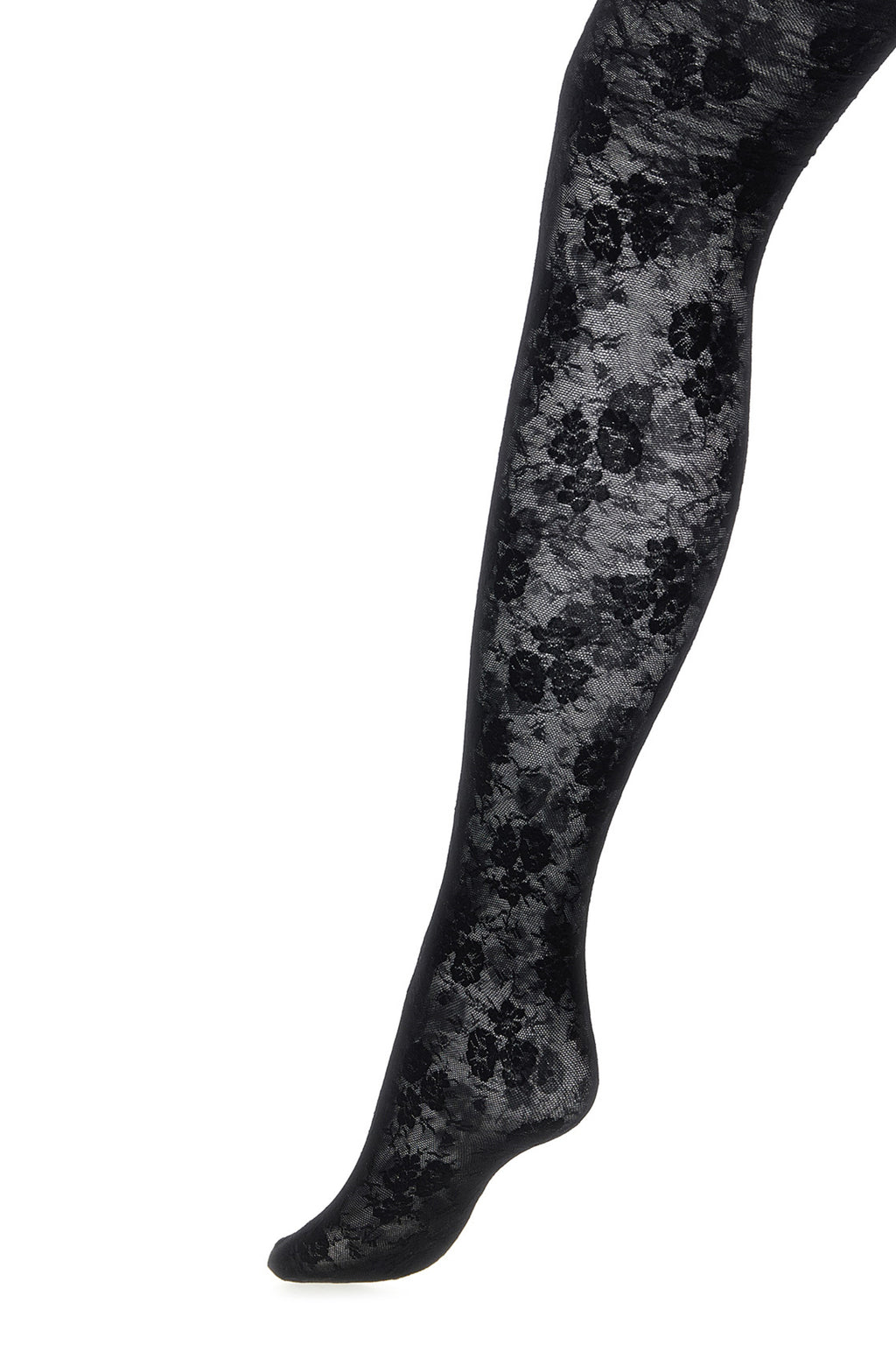 VALENTINO GARAVANI Valentino Garavani 'Chez Valentino' lace tights For Women 91% polyamide, 9% elastane