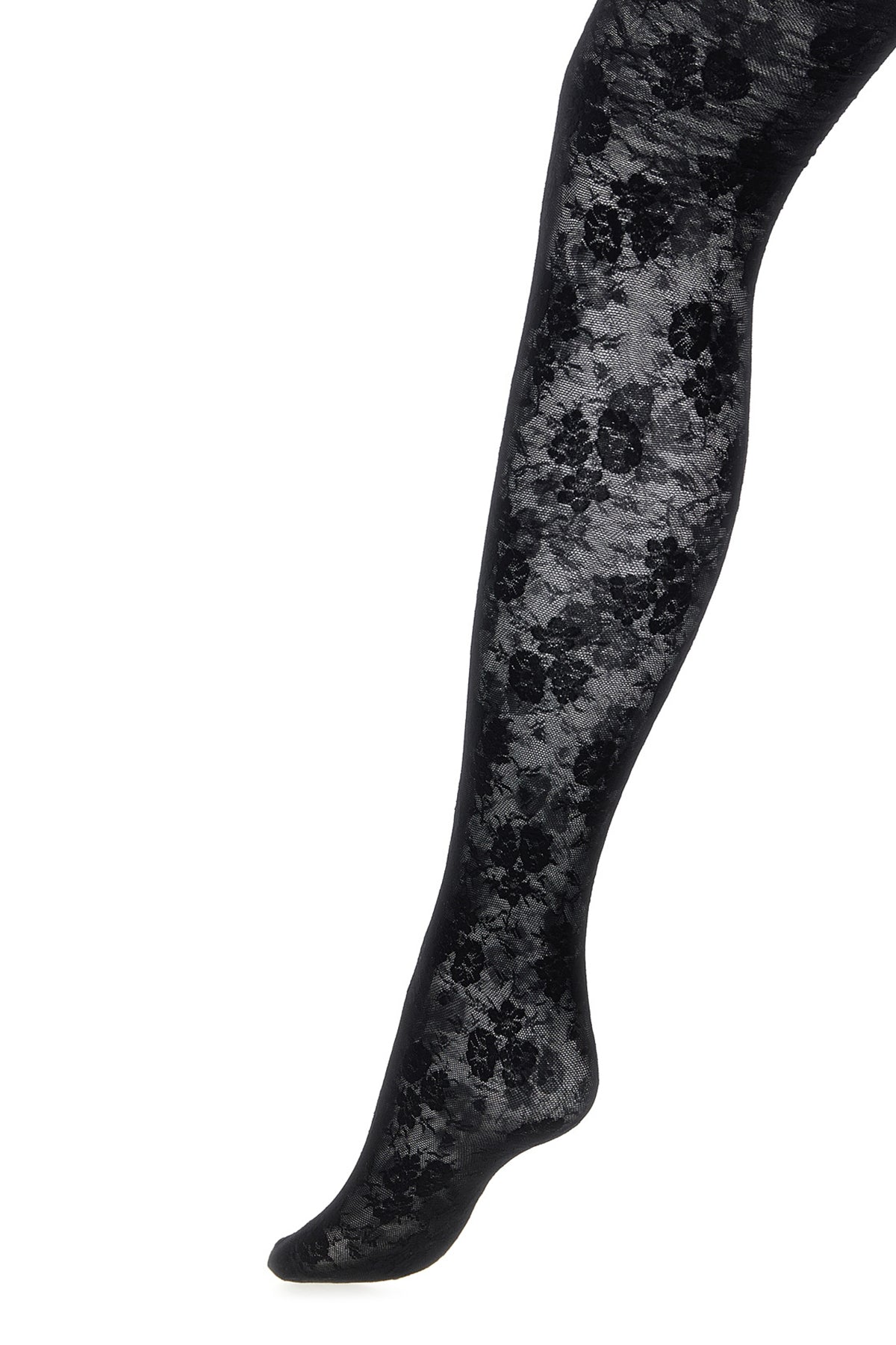 VALENTINO GARAVANI Valentino Garavani 'Chez Valentino' lace tights For Women 91% polyamide, 9% elastane