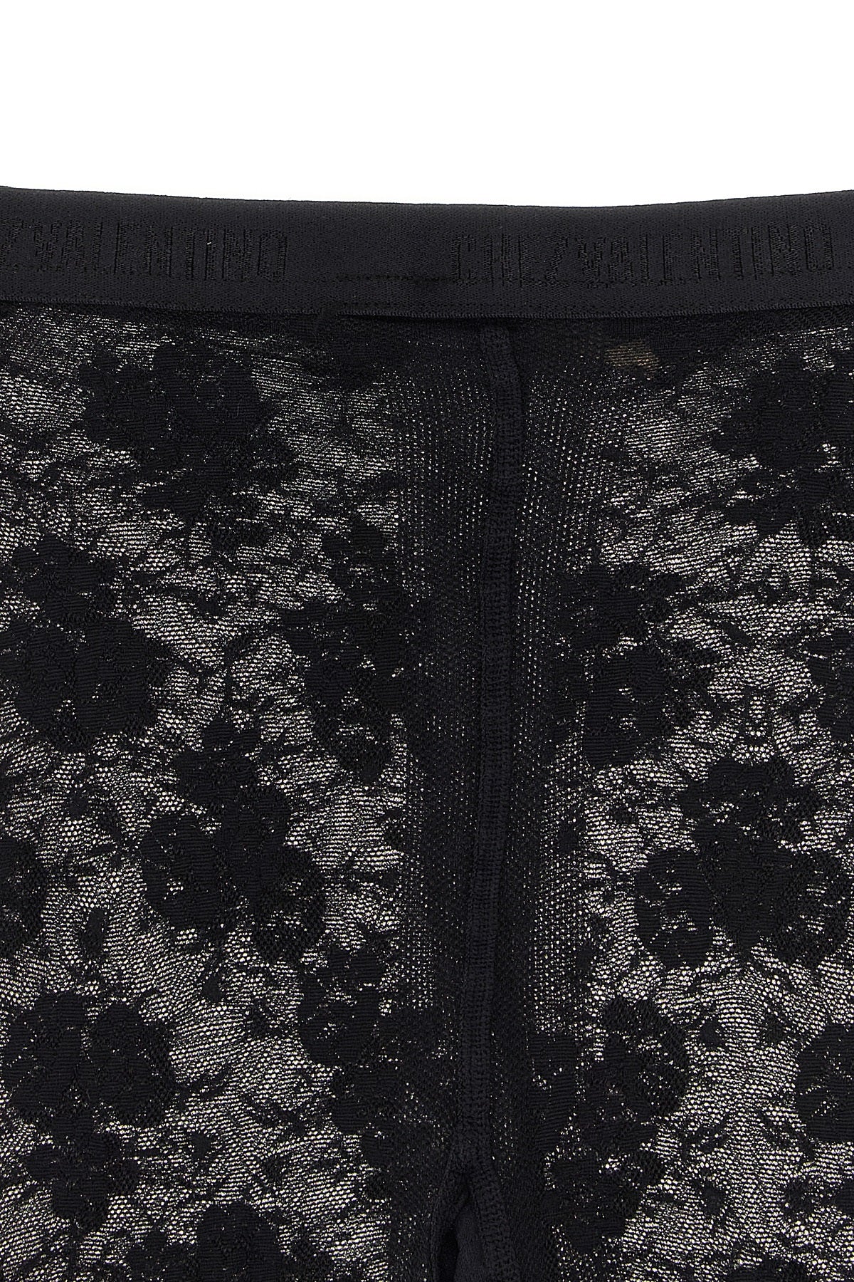 VALENTINO GARAVANI Valentino Garavani 'Chez Valentino' lace tights For Women 91% polyamide, 9% elastane
