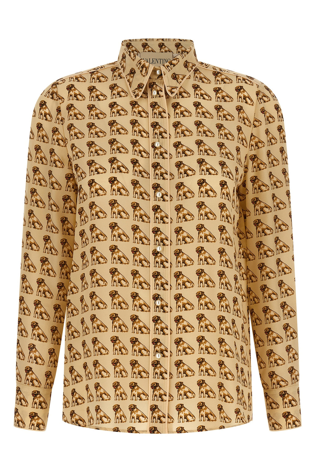 VALENTINO GARAVANI Valentino Garavani Petit Charles print shirt For Women 100% silk