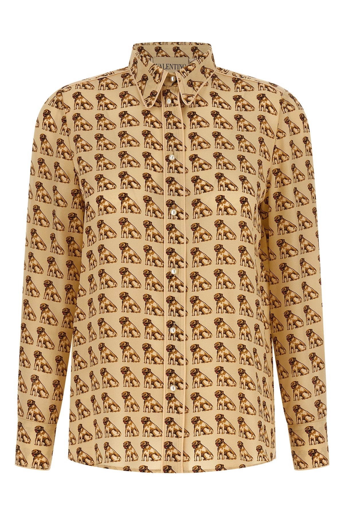 VALENTINO GARAVANI Valentino Garavani Petit Charles print shirt For Women 100% silk