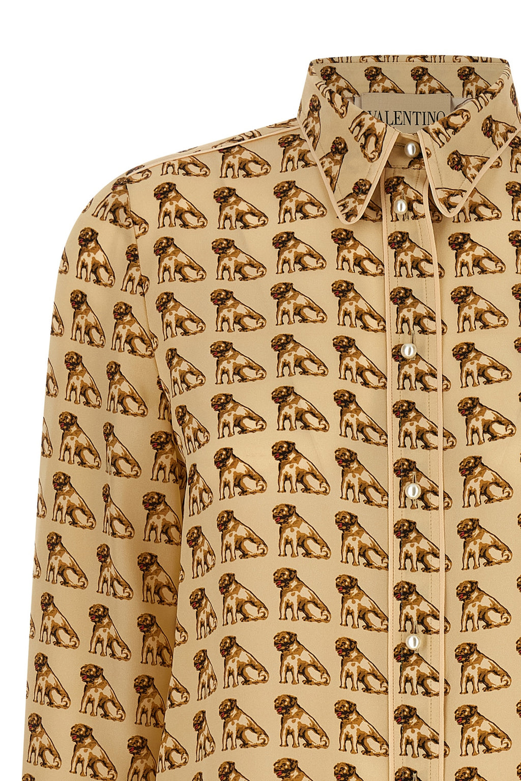 VALENTINO GARAVANI Valentino Garavani Petit Charles print shirt For Women 100% silk