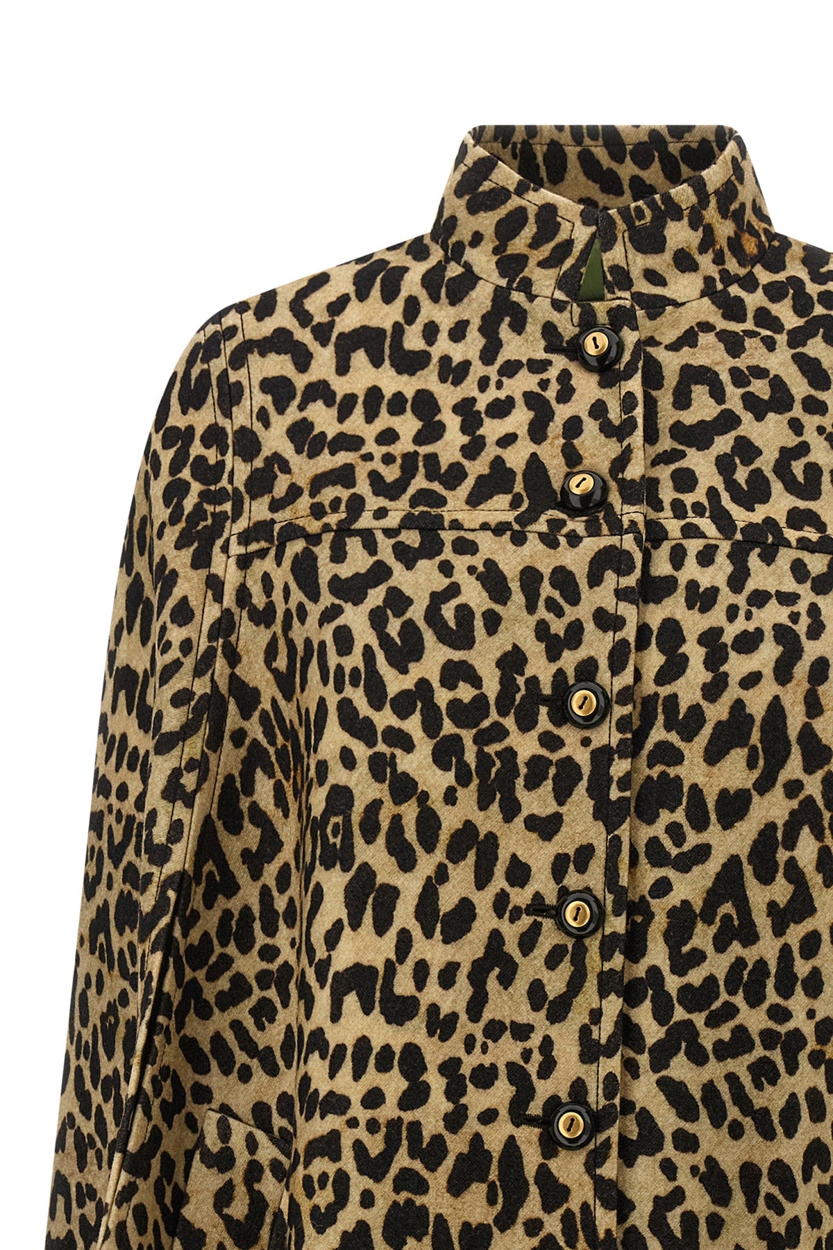 valentino garavani Valentino Garavani cape in animalier cloth