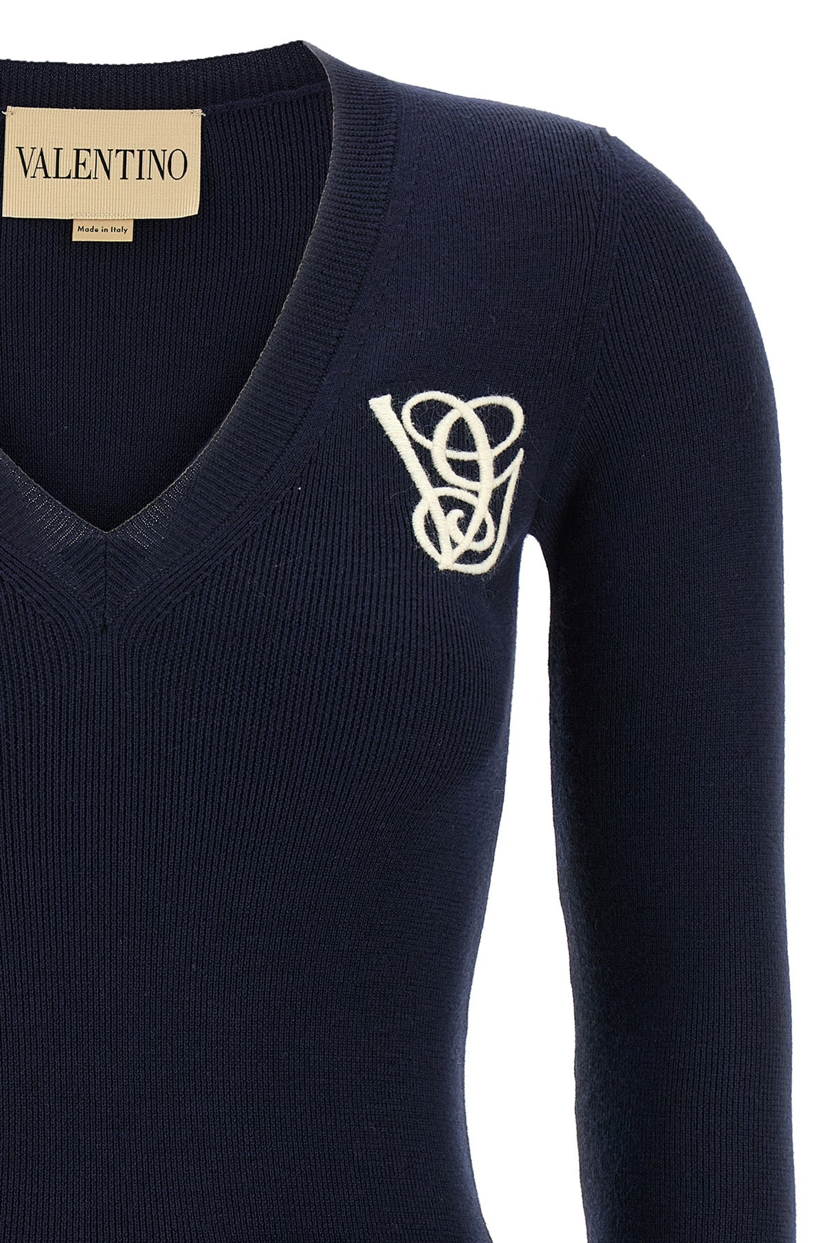 VALENTINO GARAVANI Valentino Garavani embroidery sweater For Women 100% virgin wool