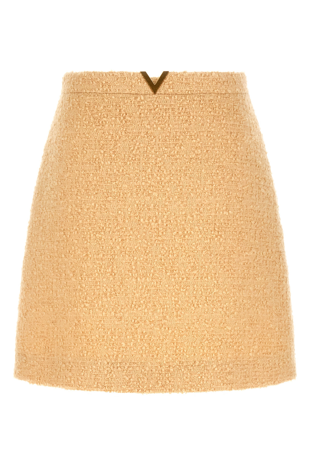 VALENTINO GARAVANI Valentino Garavani 'V Gold' skirt For Women 95% virgin wool 5% polyamide