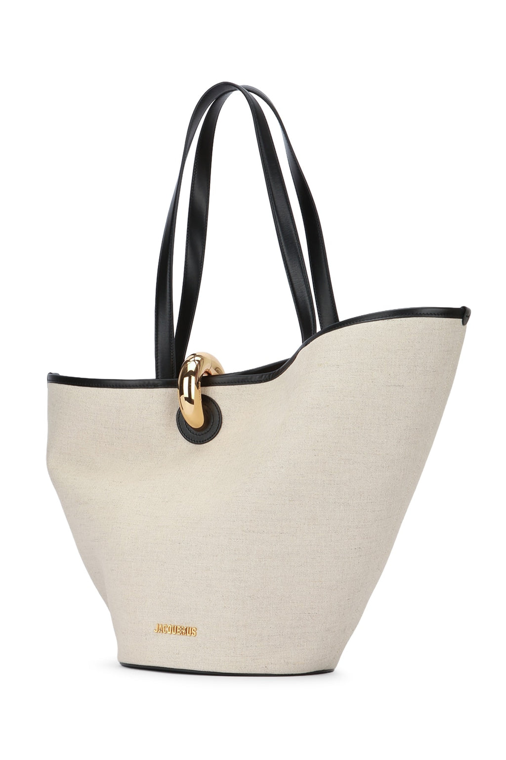 JACQUEMUS LE BAMBOLA For Women 100% COTTON 44% COTTON 44% LINEN 12% ACRYLIC 100% COW LEATHER