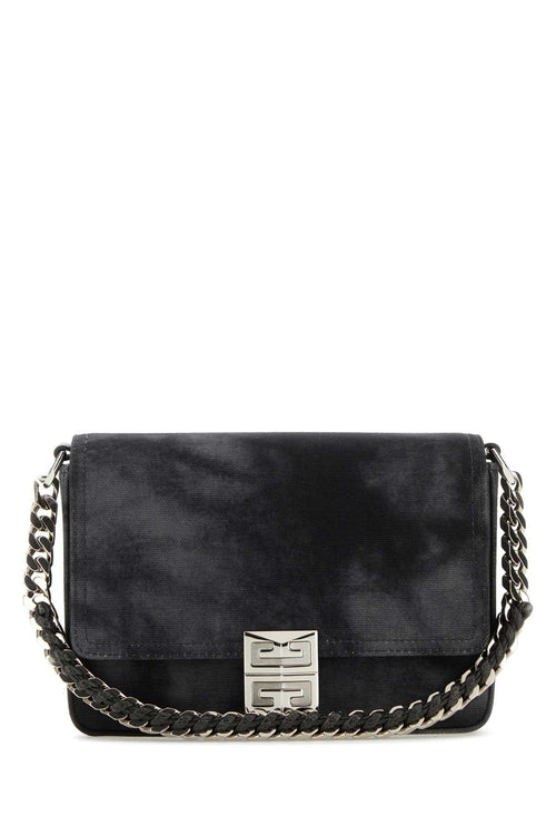 GIVENCHY BORSA For Women Exterior: 79% Cotton 14% Acrylic 7% Other fibers 100% Calf Lining: 90% Cotton 10% Polyester Finishing: Silver metal