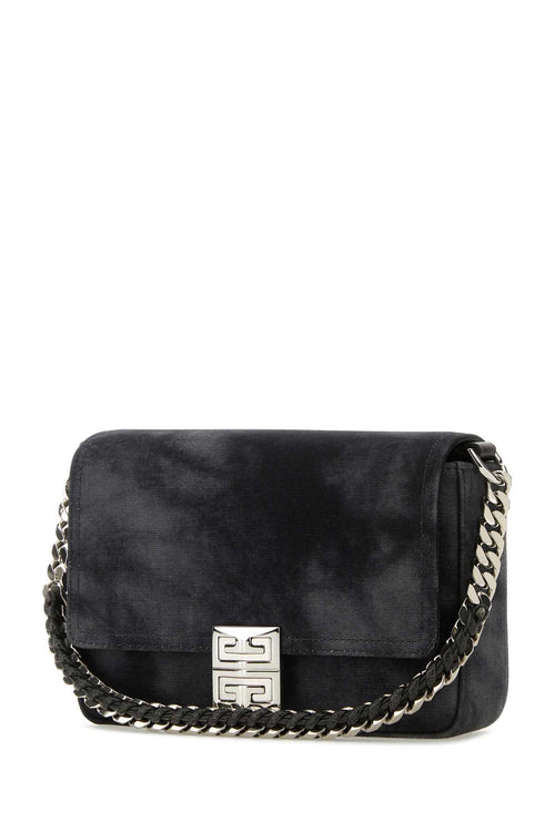 GIVENCHY BORSA For Women Exterior: 79% Cotton 14% Acrylic 7% Other fibers 100% Calf Lining: 90% Cotton 10% Polyester Finishing: Silver metal
