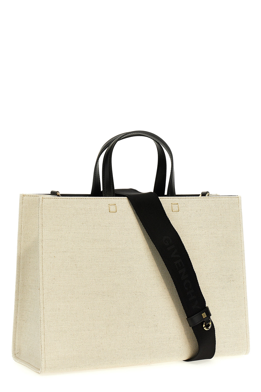 GIVENCHY 'G' midi shopping bag For Women 48% cotton 48% linen 4% polyurethane