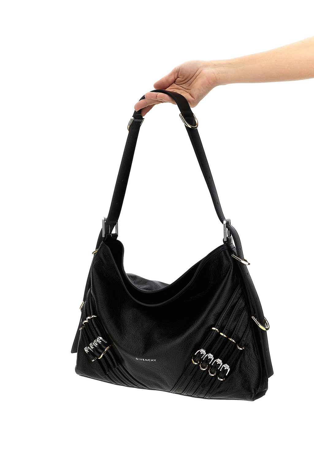 GIVENCHY 'Voyou buckles' shoulder bag For Women 100% calfskin leather (Bos Taurus)