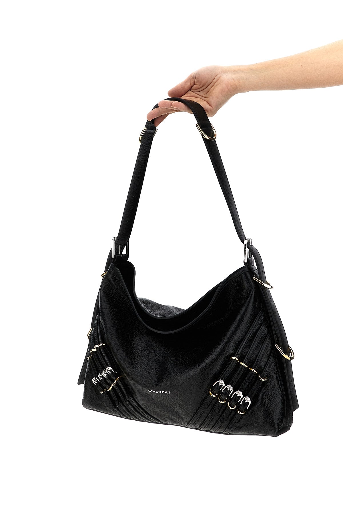 GIVENCHY 'Voyou buckles' shoulder bag For Women 100% calfskin leather (Bos Taurus)