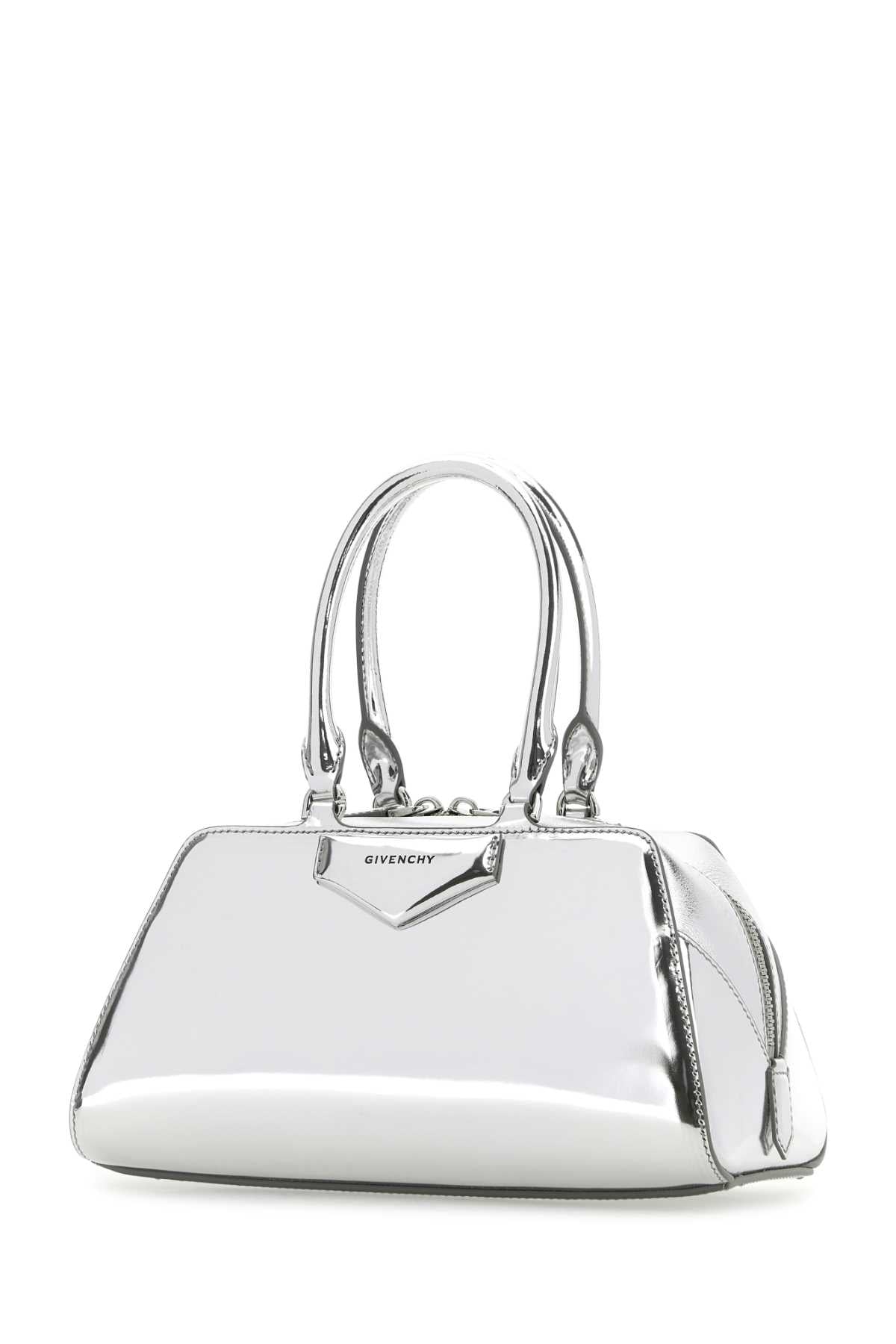 GIVENCHY ANTIGONA EAST WEST - SMALL BAG For Women Exterior: 100% Calf Lining: 90% Cotton 10% Polyester Finishing: Silver metal