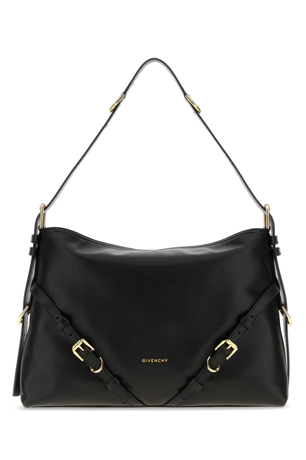 GIVENCHY VOYOU-MEDIUM BAG For Women Exterior: 100% Calf Lining: 95% Cotton 5% Acrylic Finishing: Golden metal
