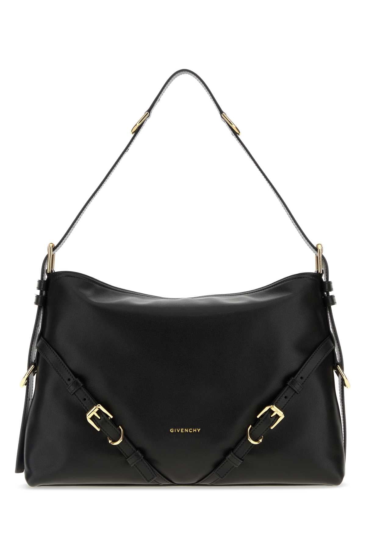 GIVENCHY VOYOU-MEDIUM BAG For Women Exterior: 100% Calf Lining: 95% Cotton 5% Acrylic Finishing: Golden metal