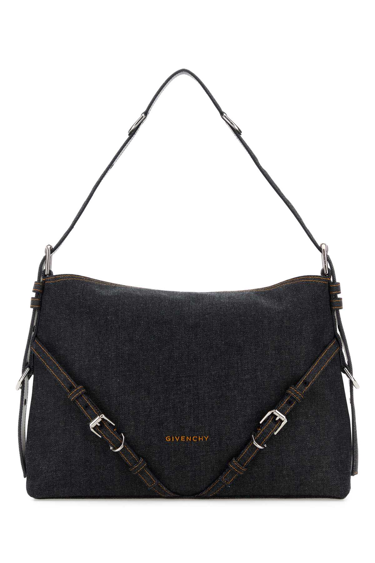 GIVENCHY VOYOU - MEDIUM BAG For Women Exterior: 100% Cotton Lining: 100% Calf Finishing: Silver metal