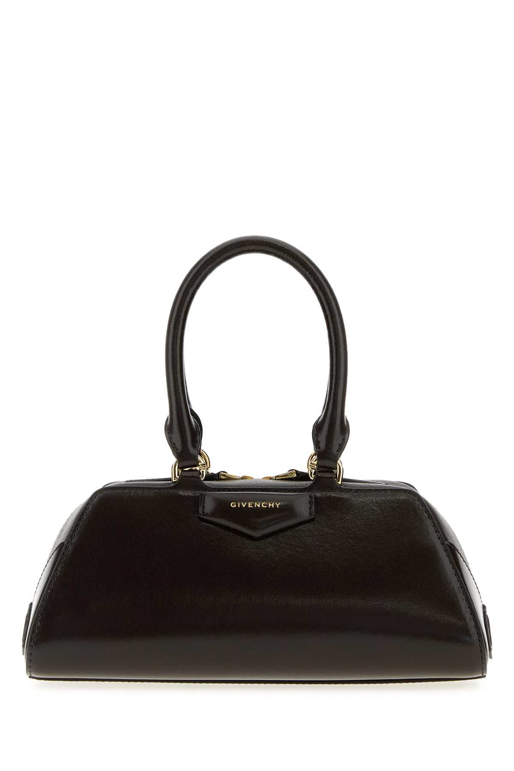 GIVENCHY ANTIGONA EAST WEST - MINI BAG For Women Exterior: 100% Calf Lining: 100% Fabric Finishing: Golden metal