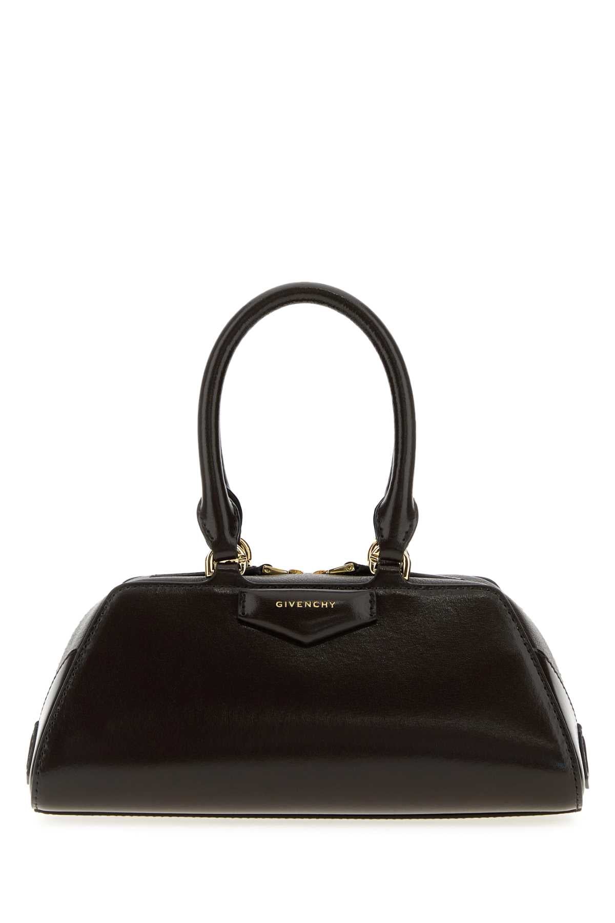 GIVENCHY ANTIGONA EAST WEST - MINI BAG For Women Exterior: 100% Calf Lining: 100% Fabric Finishing: Golden metal