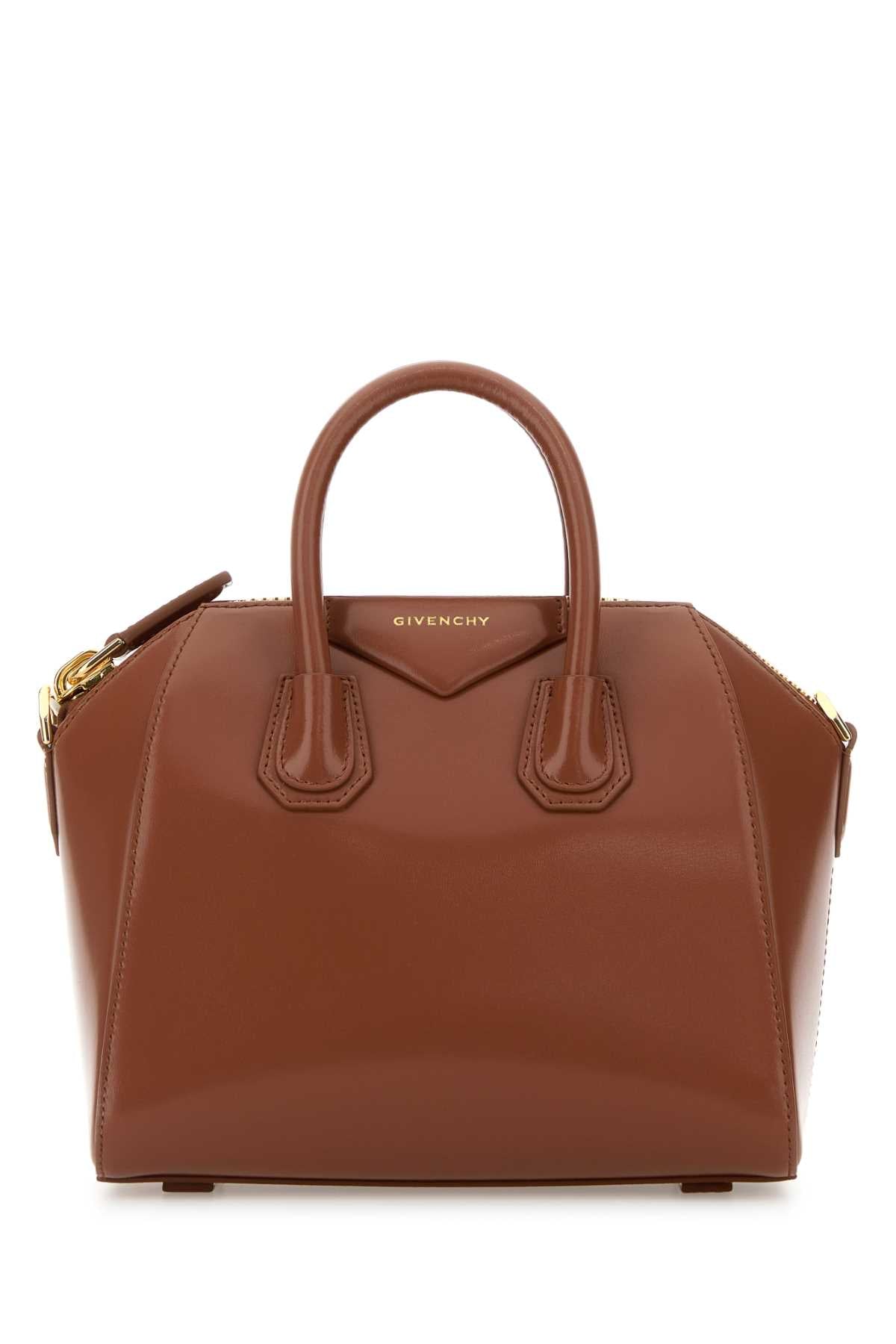 GIVENCHY ANTIGONA NV - MINI BAG For Women Exterior: 100% Calf Lining: 90% Cotton 10% Polyester Finishing: Golden metal