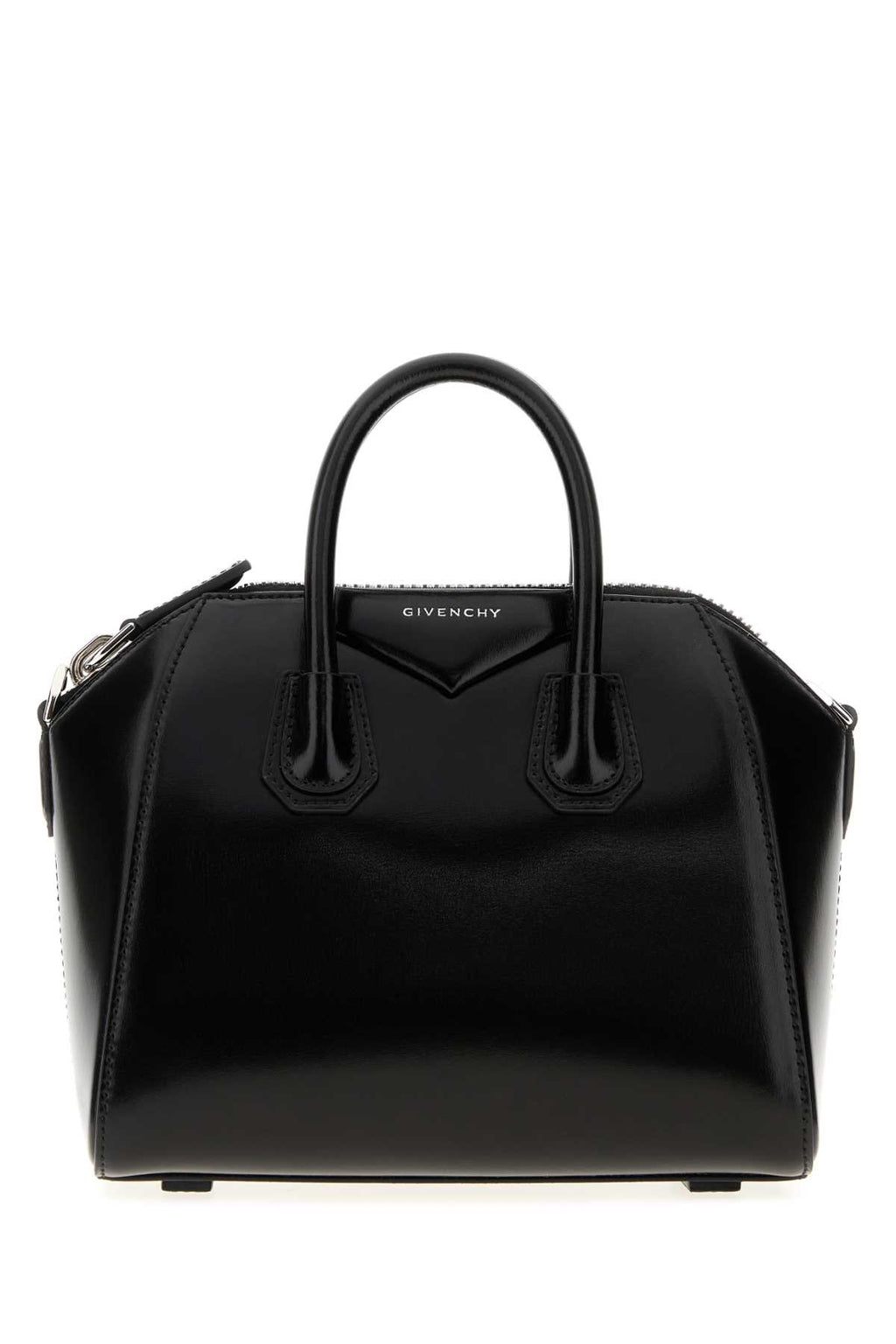 GIVENCHY ANTIGONA NV - MINI BAG For Women Exterior: 100% Calf Lining: 90% Cotton 10% Polyester Finishing: Silver metal