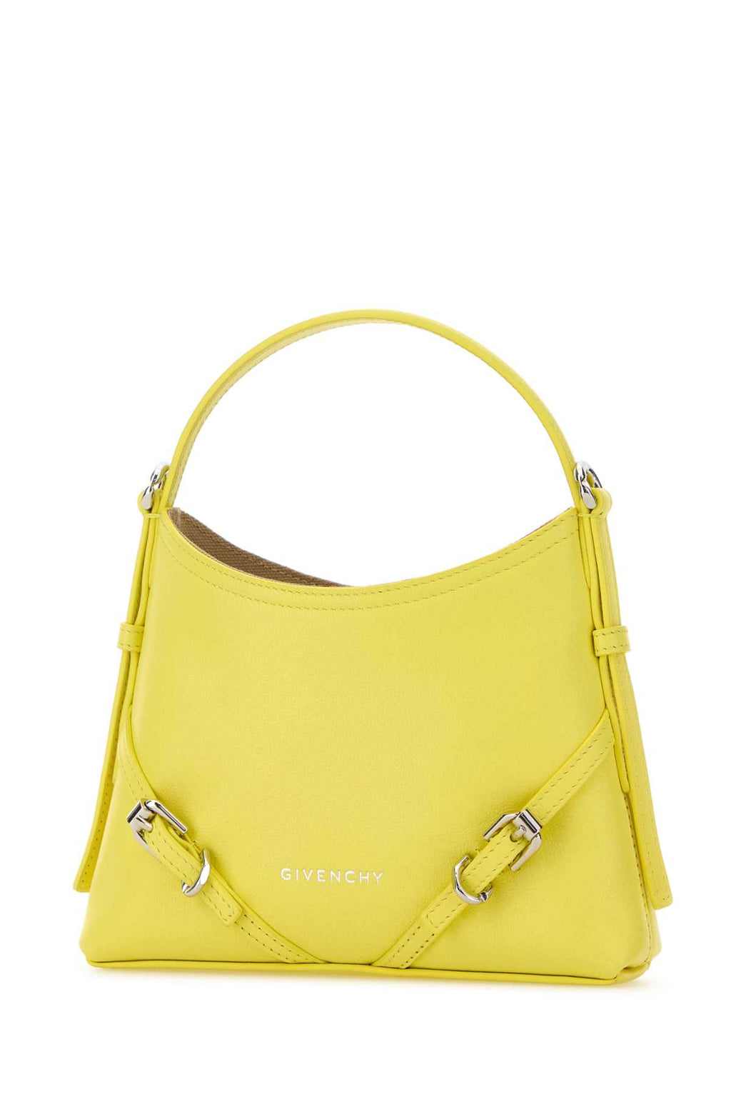 GIVENCHY VOYOU - NANO BAG For Women Exterior: 100% Calf Lining: 100% Fabric Finishing: Silver metal