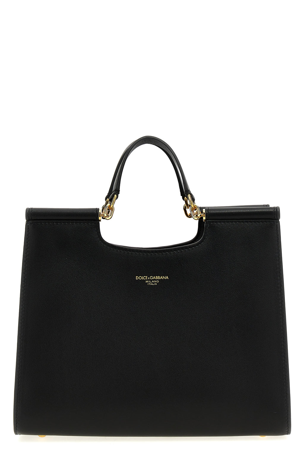 DOLCE & GABBANA Small 'Sicily' shopping bag For Women 100% calfskin leather (Bos Taurus)