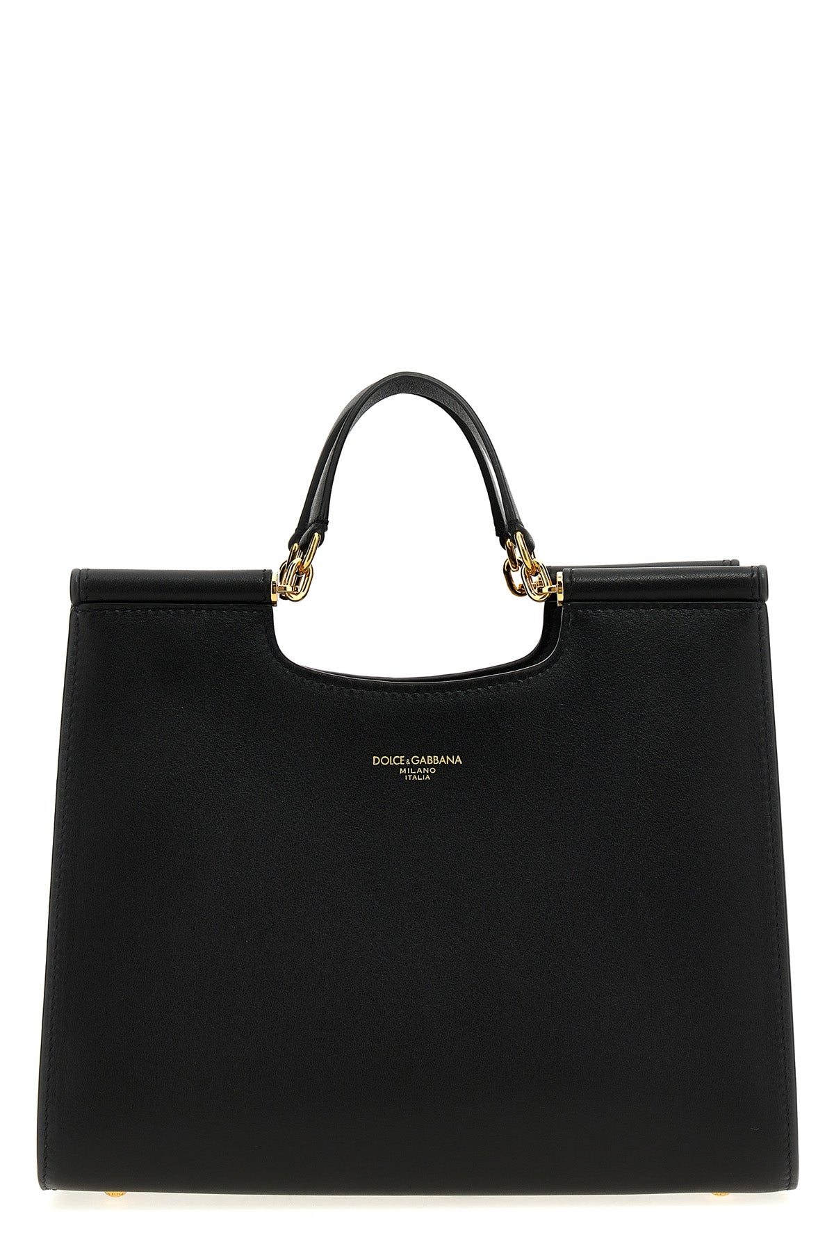 DOLCE & GABBANA Small 'Sicily' shopping bag For Women 100% calfskin leather (Bos Taurus)