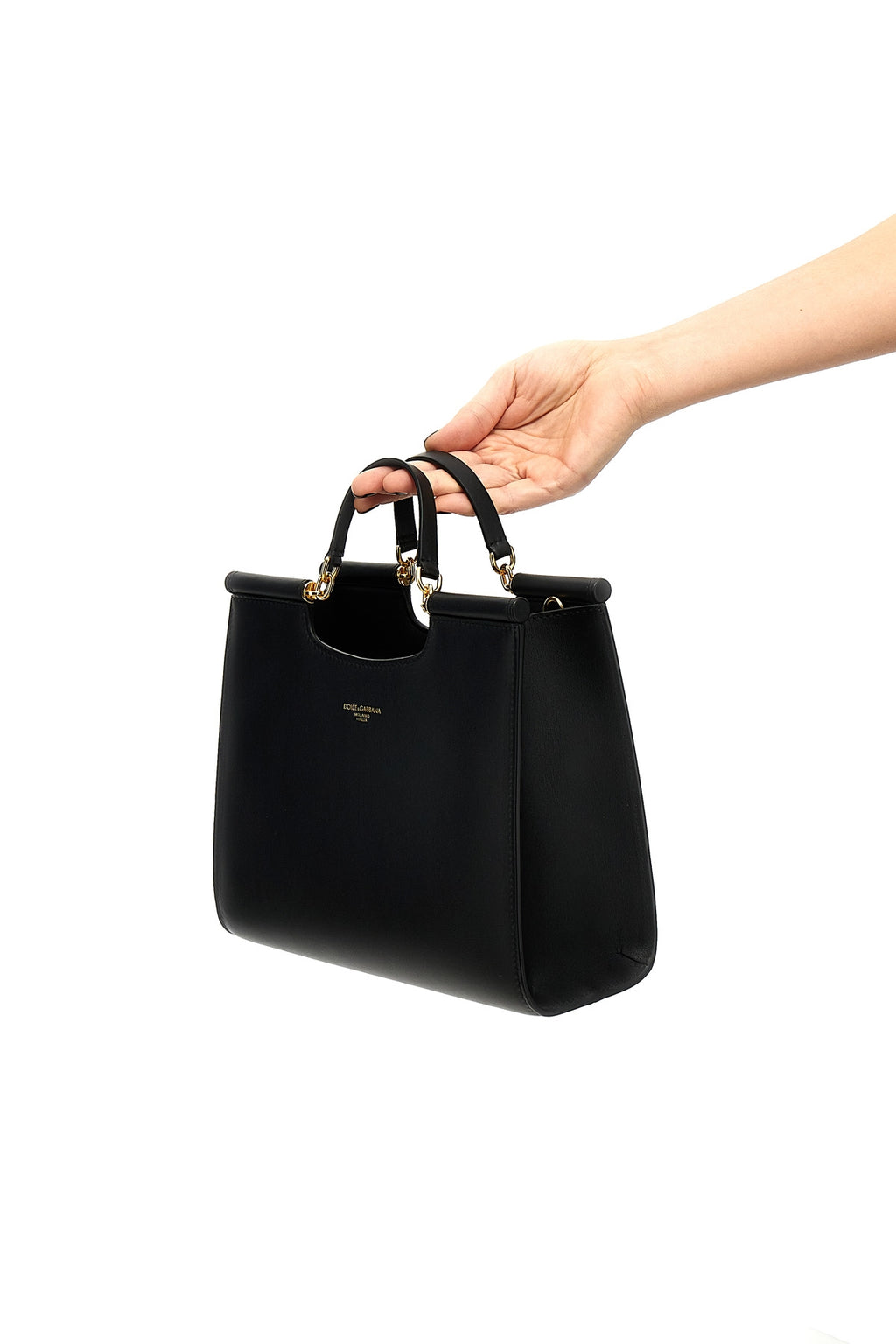 DOLCE & GABBANA Small 'Sicily' shopping bag For Women 100% calfskin leather (Bos Taurus)